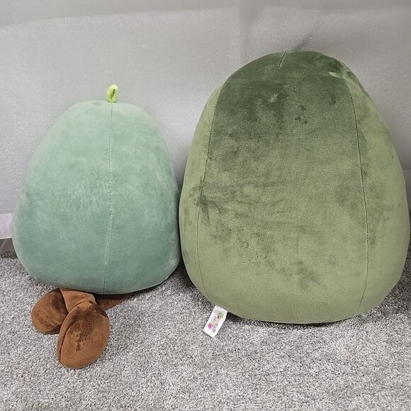 Smoochy Pals Avocado Plush Stuffed Toys Bundle Of 2 Kids Toys - Picture 4 of 5